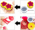 Hummingbird Feeder Red Flower Small Bird Feeders Plastic Garden Tool with Perch...