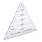 Fdit Light and Thin Acrylic Triangle Ruler, Easy to use Triangle Quilting Ruler, Clear Number for Home Kitchen...