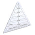 Fdit Light and Thin Acrylic Triangle Ruler, Easy to use Triangle Quilting Ruler, Clear Number for Home Kitchen...