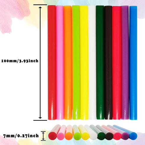 3.9''x0.27'' Hot Glue Sticks,White,Glue Sticks for Hot Glue Gun,Adhesive Use Glue Stick for DIY Art Crafts, Home Decor, General Repair and Gluing ...