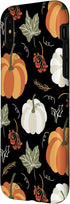 iPhone X/XS Autumn falling leaves and pumpkin spice harvest happy fall Case...
