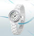 Gosasa Womens Luxury Wrist Watch Fashion Rhinestone White Ceramic Watch Casual Lady Nice Dress Watches (Black)...