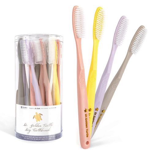 Long Head Toothbrush 16-Pack Designed by Dentist | Easy Plaque Remover | Huge Toothbrush for Adults | Tooth Brushes Set | Toothbrush Medium Hard |...
