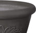 Arcadia Garden Products PSW TA20DC Bulb Pan, 8 by 3-Inch, Dark Charcoal, 8"x3"...