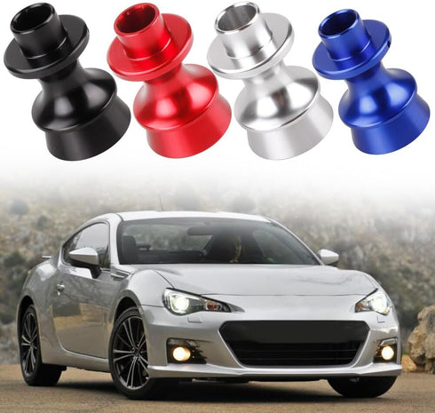 Manual Car Gear Shift Knob Adapter,Shift Knob Boot Retainer Adapter Aluminum Alloy Gear Shift Knob Retainer Fit for SubaruBRZD,FT86 GT86,Black...