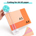Paper Trimmer Craft Paper Cutter: 4 Style multi-function Scrapbooking Tool with Dial Blades of Straight,Wave,Dotted,perforated,Creasing for Cuttin...