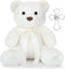 Karenhi 10 Inch The Lord's Prayer Bear with Ribbon Stuffed Bears Plush White Plush Stuffed Animal Religious Baptism Gifts for Girls Boys Baby...