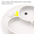 Baby Plate Silicone Toddler Plates Suction Placemat Divided Dishes for Kids and Infants One-Piece Strong Suction, BPA Free, Microwave Dishwasher S...