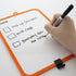 BAZIC 7.4" X 10.3" Double Sided Dry Erase Learning Board w/ Marker...