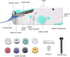 Jeanoko Mini Portable Sewing Machine, Handheld Sewing Machine Multipurpose Cordless Portable Sewing Machine for Beginners Kids Adults Quick Mendin...