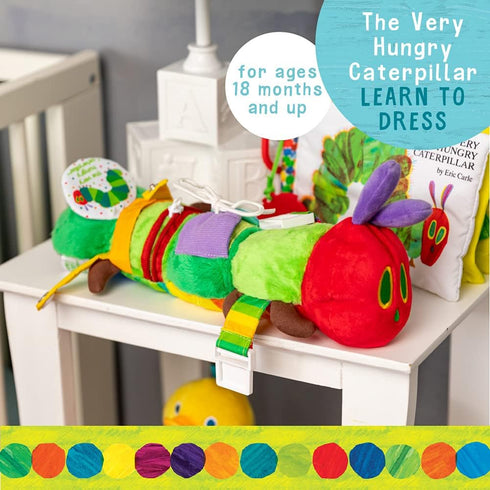 KIDS PREFERRED World of Eric Carle The Very Hungry Caterpillar Learn to Dress Activity Toy Small...