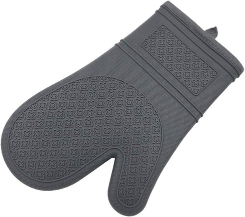 Yutat Silicone Oven Mitts, Oven Gloves with Non-Slip Silicone, 600 Degree Heat Resistant, Soft Cotton Lining, Waterproof and BAP-Free, Oven Mitts ...
