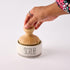 Mud Pie Wooden Scrub Brush and Ceramic Base Set...