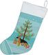 Caroline's Treasures CK3540CS German Shepherd Christmas Tree Christmas Stocking Fireplace Hanging Stockings Christmas Season Party Decor Family Ho...