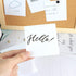 White Non Sticky Notes 3 x 3 Inch Note Memo Pads Blank Loose Paper with Acrylic White Stick Note Holder for Office, Home, School Supply (500 Sheet...