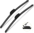 AUTOBOO OEM Quality 19" + 19" Premium All-Seasons Durable Stable And Quiet Windshield Wiper Blades 2 Pack (pair for front windshield)...