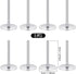 8 Pieces Cake Heating Core for Baking Cakes Stainless Steel Heating Rod 2 Inches Silver Heat Rod for Cakes Decorating Supplies Baking Tools Access...