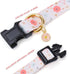 Cotton Handmade Dog Collar for Small Medium Large Dogs,Beige Daisy with Pendant Cute Dog Collars,Ideal for Girl Dogs Boy Dogs (Large)...