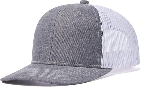 Quanhaigou Trucker Hat - Mesh Snap Back - Unisex Adjustable Baseball Cap - Outdoor Hats for Men Women...