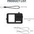 Silicone Protective Sleeve Cover for DJI Osmo Action 4/Action 3 Camera Len Protector Cap Osmo Action 3/4 Camera Accessories with anti-lost rope...