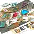 60 Pcs Bezels for Resin, Geometric Hollow Resin Frames Mold Frame Pendants Craft Open Bezels for Resin Jewelry Making, Necklaces Earrings Making S...