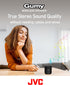 JVC Portable Gumy Wireless Speaker with Surround Sound, Bluetooth 5.3, Lightweight, TWS Capability, USB-C, up to 15-Hour Battery Life - SPSG1BTB (...