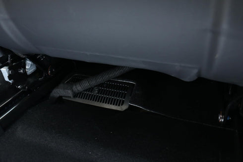 Tesla Model 3 updated rear seat air vent mask, snap fit installation of rear seat air conditioning vent grille protector, compatible with Tesla Mo...