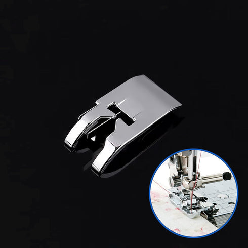 Stitch in Ditch Foot Edge Joining Foot Sewing Machine Presser Foot for All Low Shank Snap-On Singer, Brother, Babylock, Janome, Kenmore, White, Ju...