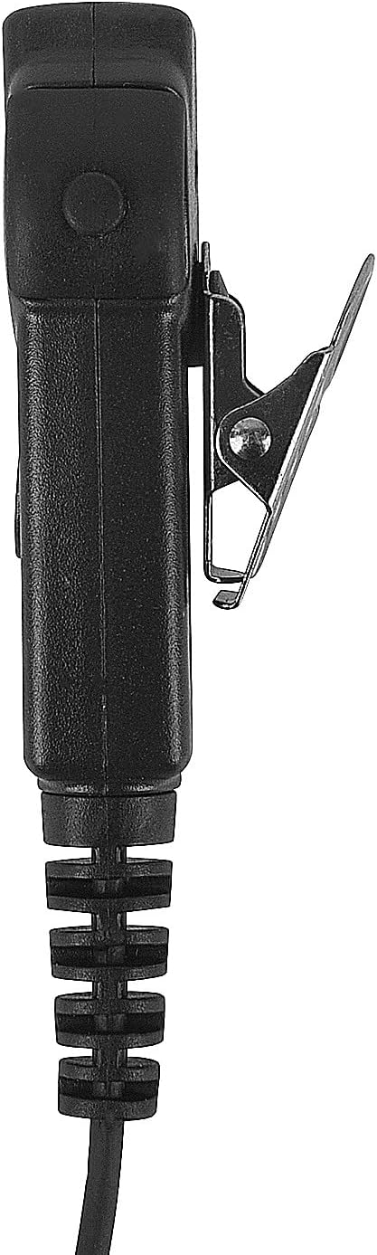 Pdflie Dual PTT CLS 1110 1410 BPR40 Acoustic Headset 2 Pin M1 Earpiece Ear Piece with Mic for Motorola Mag One CLS1110 CLS1410 DLR1060 DTR700 DT55...