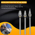 Carbide Burr Set Compatible with Dremel Rotary Tool 10Pcs Die Grinder Bits Rotary File Rasp with 1/8" Shank Tool Accessories for Attachments Cutti...