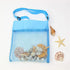 COTDINFORCA 5-PCS Colorful Mesh Beach Bags Sand Away Portable Foldable Sea Shell Bag with Adjustable Carrying Straps/Toy Storage Bag [Yellow, Rose...