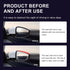 4PCS Car Rearview Mirror Film, Anti Fog Glare Mirror Film, HD Clear Nano Coating Car Film, Waterproof Rainproof Transparent Protective Sticker, Sa...