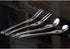 VANRA 5in 4-Piece Flatware Set - Silver Stainless Steel - 2 Forks and 2 Spoons - Salad, Teaspoon, Cocktail, Coffee, Serving, Appetizer...