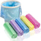 4 Gallon Colorful Trash Bags - Durable Small Garbage Bag Liners for Office, Bedroom, and Bathroom, 100 Count (5 Rolls)...