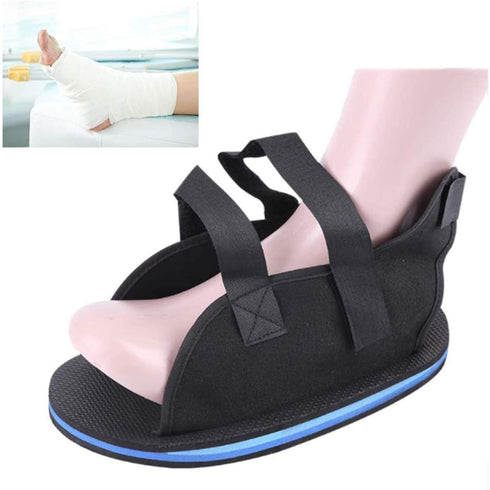 Cast Shoe Foot Fracture Support Open Toe Plaster Cast Boot Post Op Shoe Toe Valgus Surgical Fixed Gypsum Shoe Walking Boot for Foot Injuries Stabl...