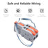 20Pcs Lever Wire Connectors, 1 in 2 Out DIY Mini Splicing Compact Splitter Docking Terminal Block Electrical Connectors, 24-12 AWG...