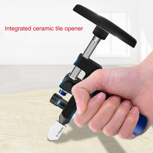 Tile Cutter Hand Tool, Glass Cutter, Tile Cutter Hand Tool Easy to Operate Portable Aluminum Alloy 2-in-1 Mirror Cutting Tool for Mirrors Windows ...
