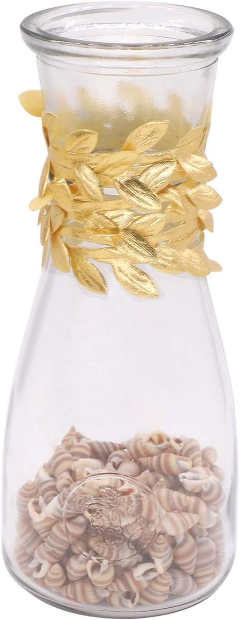 Soleebee Gold Leaves Leaf Ribbon, 11 Yards Vine Leaves Ribbon Trim Perfect Decoration for DIY Craft, Garland, Party, Wedding (Gold)...
