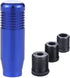 Arenbel 3" Alloy Shifter Lever Knob Handles Car Racing Gear Shift Stick Fit Most Manual Auto Vehicles, Blue...