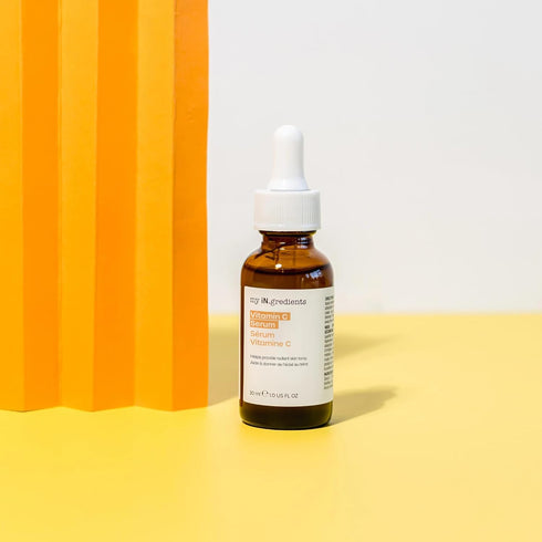 Masque Bar My Ingredients 12% Vitamin C Face Serum - Fades Age Spots, Pore Refining, Wrinkle Repair, Dark Circle Reduction, Hydrating, Even Skin T...