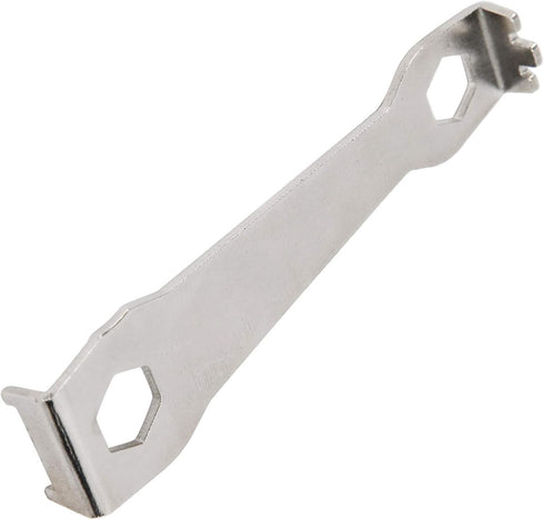 Alomejor Bike Chainring Nut Wrench, Multifunction Stainless Steel Chain Ring Bolts Wrench Crank Removal Wrench Cycling Repair Tool...