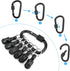 6PCS 1/4 Inch Bit Holder Keychain, Hex Shank Screwdriver Drill Bit Holder Key Chain Extension Bar, Screw Adapter Quick Release Hand-Held Impact So...