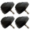 Replacement Front Wheel Caster Ball Compatible with Roborock S4 S5 S6 E4 E20 E25 E35 S50 S51 S55 Robotic Vacuums(4pack, Black)...