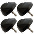 Replacement Front Wheel Caster Ball Compatible with Roborock S4 S5 S6 E4 E20 E25 E35 S50 S51 S55 Robotic Vacuums(4pack, Black)...