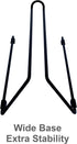 Horizontal Countertop Paper Towel Holder (Black)...