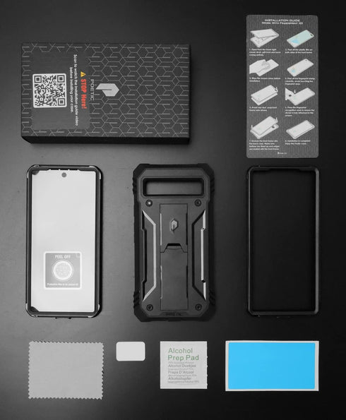 Poetic Revolution Series Case Compatible with Pixel 6A 5G, Built-in Screen Protector Work with Fingerprint ID, Full Body Rugged Shockproof Protect...