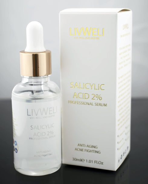 2% Salicylic Acid Serum - Exfoliating acne skin care - Promotes Smooth, Bright Skin - Vegan Friendly & Cruelty Free | 30ml...