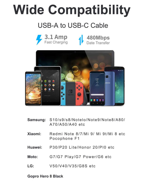 Coiled USB C Cable, 2 Pack USB to USB C Coiled Cable for Car Short USB C Retractable Cable for iPhone 15 Pro Max, Samsung Galaxy S23 S22, Moto G8,...