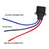 9008 H13 LED Wire Male Socket Connector for Headlights Fog Lights Retrofit Extension Wiring Harness Retrofit Replacement for Truck Pickup SUV More...