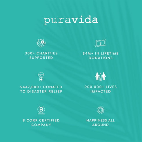 Pura Vida Aqua or White Enamel Wave Bracelet - Waterproof, Adjustable Band...